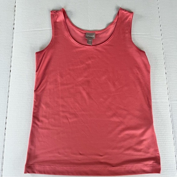 Chico's Salmon Sleeveless Top - Picture 1 of 8